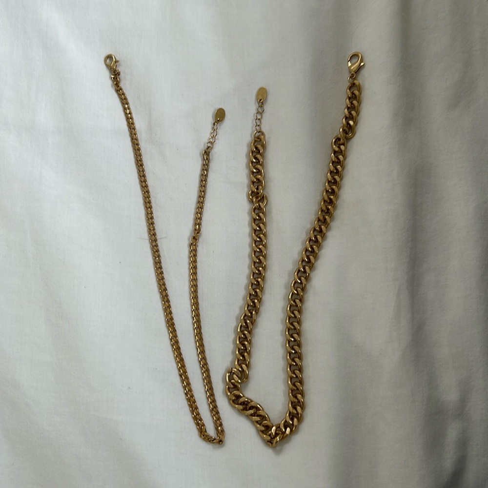 Zara Gold chain necklaces